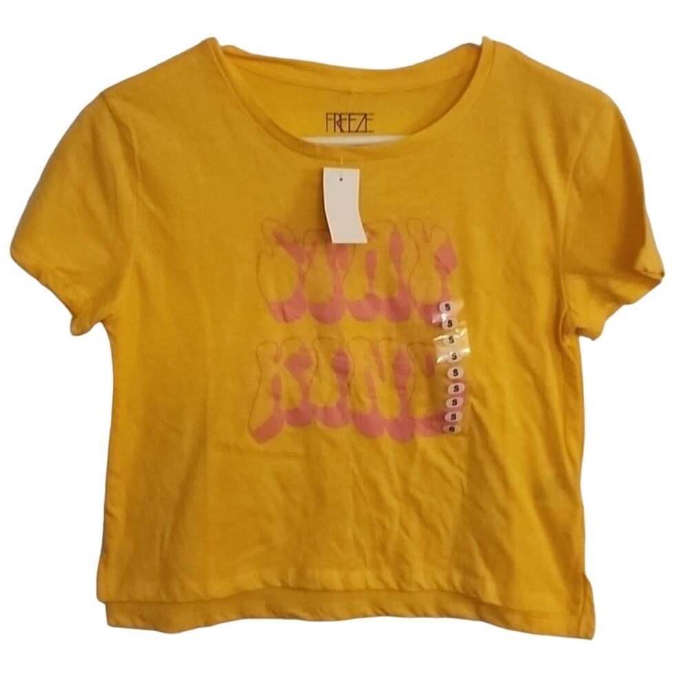 Freeze Stay Kind Crop Top, NWT